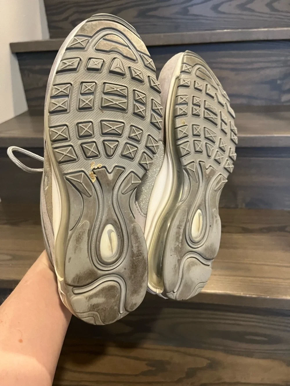 Nike Air Max 97 Sneaker in Wolf Grey Size 8.5